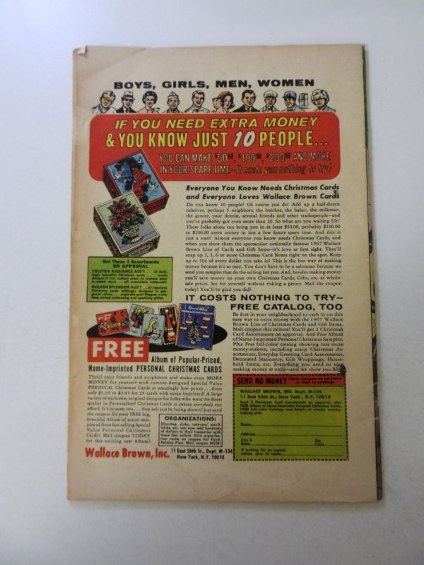 The Amazing Spider-Man #53 (1967) VG+ condition stain back cover