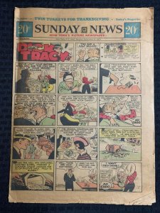 1967 Nov 19 SUNDAY NEWS 20pg Color Comic Section VG 4.0 Dick Tracy
