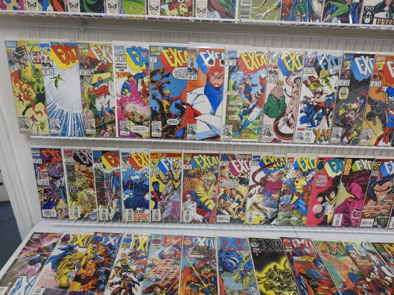 Huge Lot 150 Comics W/ Excalibur, X-Men, +More! Avg VF Condition!