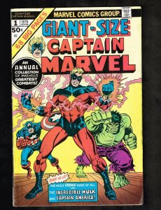 Giant Size Captain Marvel #1 ~ 1975 (Grade 6.5) WH