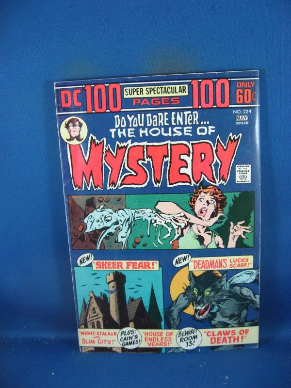 HOUSE OF MYSTERY 224  F VF DC 1974 WRIGHTSON ADAMS