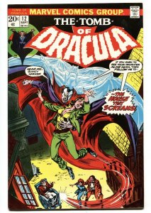 TOMB OF DRACULA #12 1973-2nd BLADE VAMPIRE HUNTER-MARVEL -COLAN-VF+