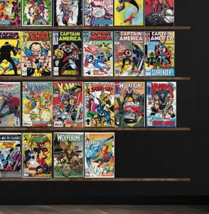Huge Lot 150+ Comics with Captain America, Wolverine & More!