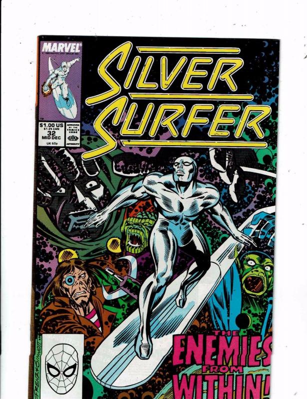 Lot of 4 The Silver Surfer Marvel Comic Books #30 31 32 33 Impossible Man WT18