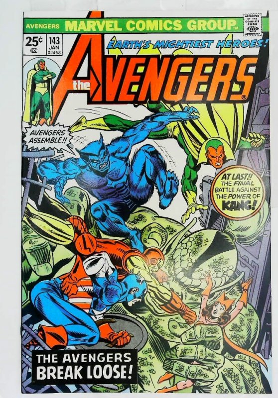 Avengers (1963 series)  #143, VF+ (Actual scan)