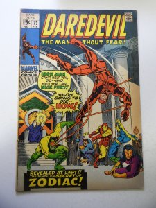 Daredevil #73 (1971) VG Condition cover detached at 1 staple