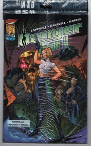 GEN 13 #25 Sealed Polybag with Danger Girl Preview J Scott Campbell (1997) NM 