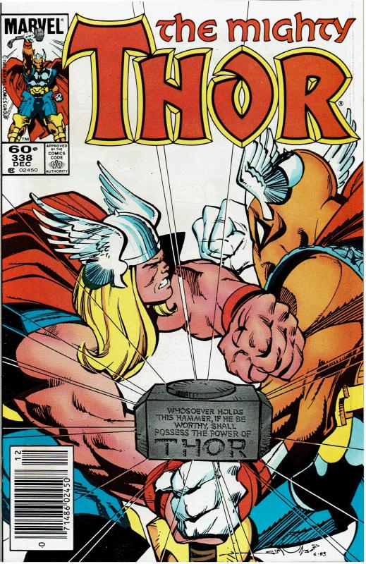 Thor #338, 9.0 or Better, 2nd Beta Ray Bill (3)