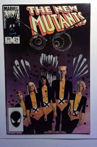 New Mutants #24 (1985) Marvel Comics 8.5 VF+ 1st Print Comic Book