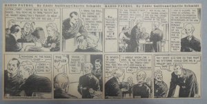 (297) Radio Patrol Dailies by Sullivan & Schmidt from 1937 Size: 6 x 6 inches