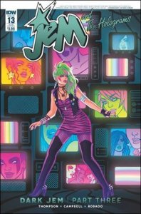 Jem and the Holograms 13-B Jen Bartel Subscription Cover VF/NM