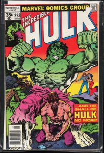 The Incredible Hulk #223 (1978) Hulk