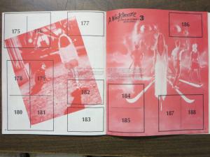 A Nightmare on Elm Street Movie Trilogy Sticker Album Just the Book No Stickers!