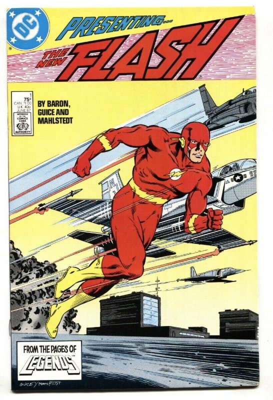 The Flash #1 1987 1st Wally West title  DC Comics -VF/NM