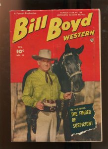 BILL BOYD WESTERN #22 (4.5) FINGER OF SUSPICION