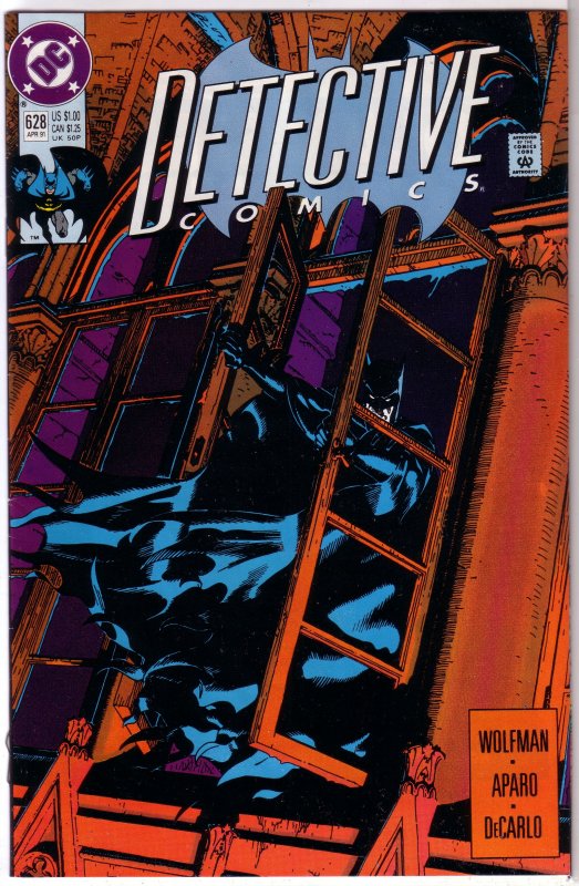 Detective Comics   vol. 1   #628 FN Wolfman/Aparo, Golden cover