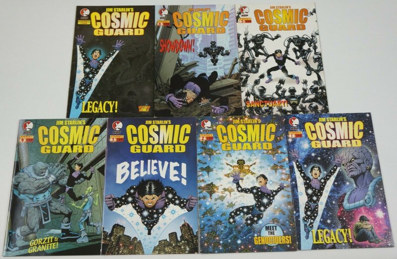 Jim Starlin S Cosmic Guard 1 6 Vf Nm Complete Series Wizard World Preview Set Hipcomic