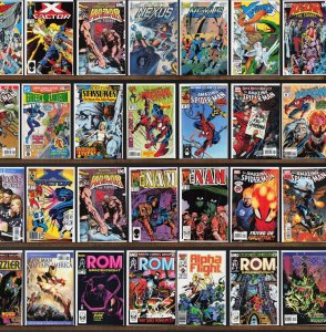 Huge Lot 130+ Comics with Rom, The Amazing Spider-Man, Namor & More!