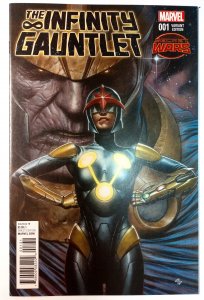 The Infinity Gauntlet #1 Variant Cover (9.2, 2015) Thanos [Key Issue]