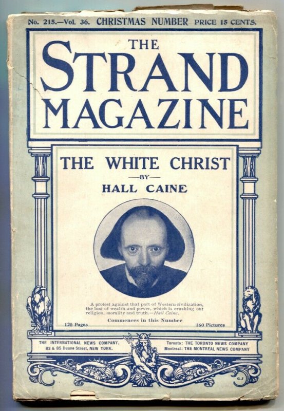 The Strand Magazine December 1908- WHITE CHRIST- Hall Caine