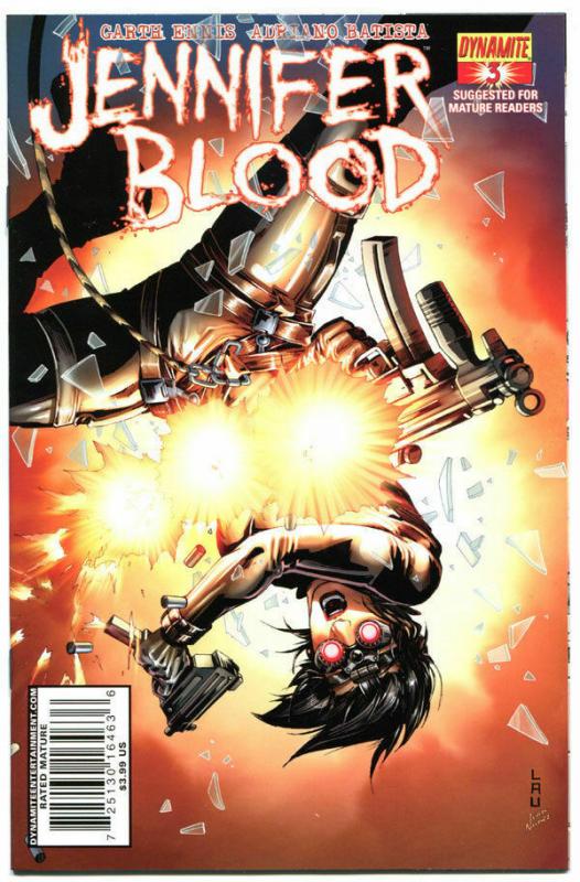 JENNIFER BLOOD #3 B, VF/NM, Variant, Garth Ennis, 2011,  more Ennis in store