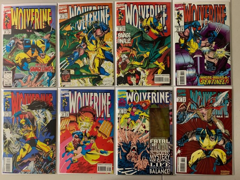 Wolverine comics lot #61-110 + 2 annuals 50 diff avg 6.0 (1992-97)