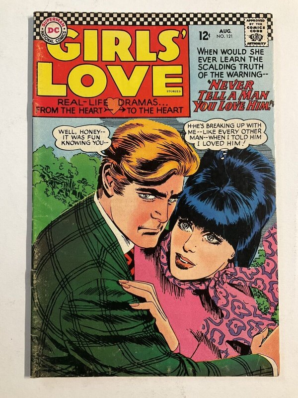 GIRLS’ LOVE STORIES 121 FN FINE 6.0 DC COMICS