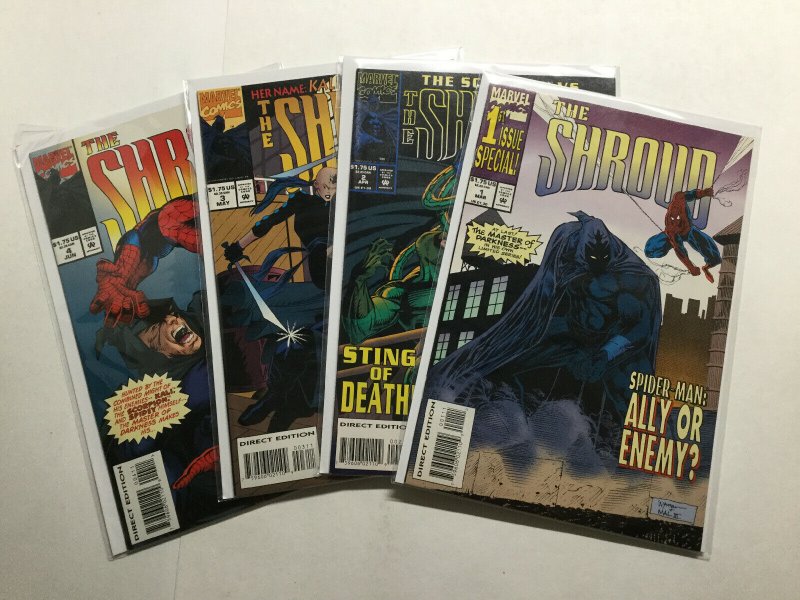 The Shroud 1-4 1 2 3 4 Lot Run Set Near Mint Nm Marvel