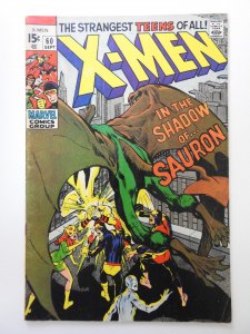 The X-Men #60 (1969) Neal Adams Art! vs Sauron! VG+ Condition!