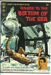 VOYAGE TO THE BOTTOM OF THE SEA #9 1967-GOLD KEY-TV-BASEHART-HEDISON-vf 