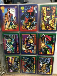 1993 MARVEL SKYBOX TRADING CARDS 400+ CARD HOLDER DEATHLOK MOONKNIGHT 1-180