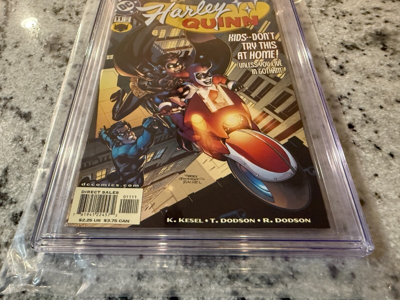 Harley Quinn # 11 CGC Graded 9.6 DC Comic Book 2001 Batman Joker Gotham JH27