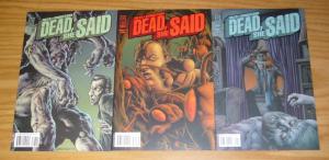 Dead, She Said #1-3 VF/NM complete series - steve niles - bernie wrightson set 2