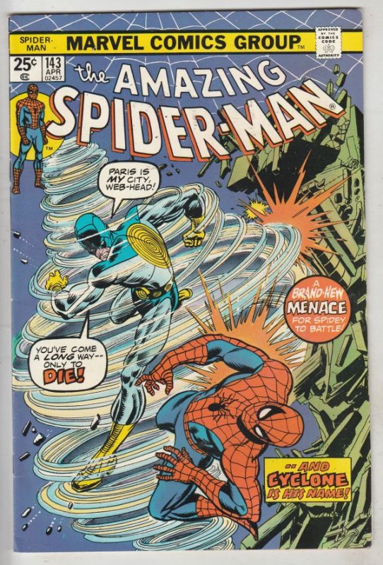 Amazing Spider-Man #143 (Apr-75) VF/NM High-Grade Spider-Man