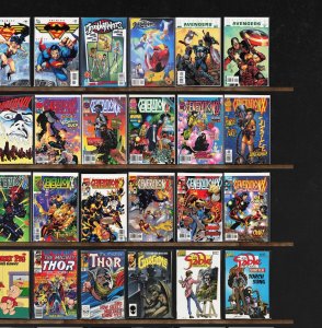 Huge Lot 150+ Comics with Generation X, X-Factor, Trinity, Iron Man & More!