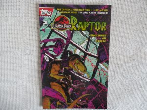 1993 Jurassic Park Raptor #2 December Topps Comics 9.0 VF/NM
