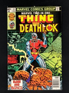 Marvel Two-in-One #54 (1979) VF+ Saga of Project Pegasus!