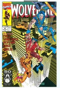 Wolverine Comics #42 (1991) VF,Marvel,Sabretooth,Cable