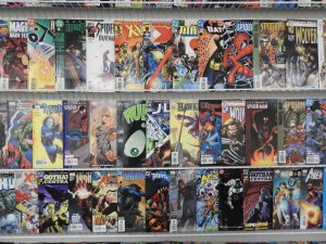 Huge Lot 220+ Comics W/ Avengers, X-Men, Wolverine, +More! Avg FN Condition!