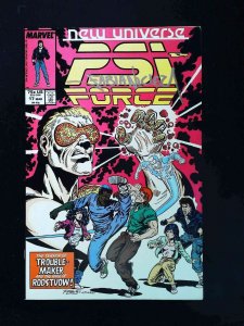 Psi-Force #17  Marvel Comics 1988 Vf+  Signed By Fabian Nicieza