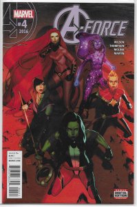 A-Force (vol. 2, 2016) #  4 NM Wilson/Thompson/Molina, Captain Marvel, Dazzler