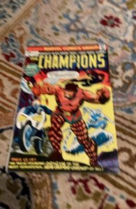 The Champions #1  (1975) Ghost Rider, Black Widow, Hercules! NM- Lynchburg Cert!