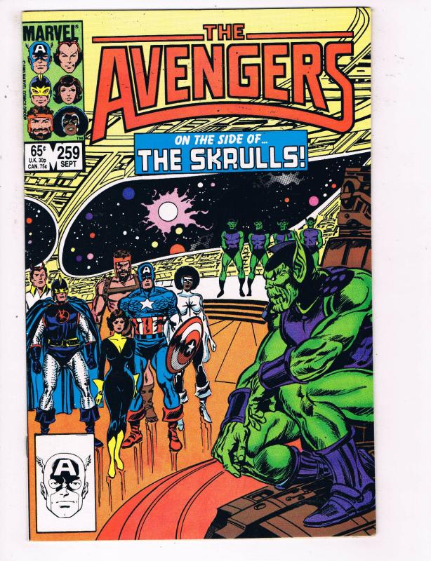 The Avengers #259 VF Marvel Comics Comic Book Sept 1985 DE24