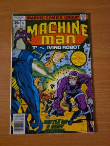 Machine Man #4 Newsstand Variant ~ FINE FN ~ 1978 Marvel Comics