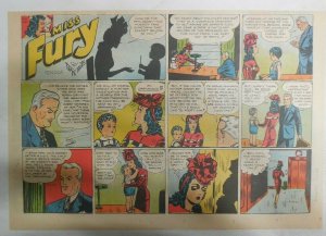 Miss Fury Sunday #212 by Tarpe Mills 4/29/1945 Size: 11 x 15  Very Rare Year #5