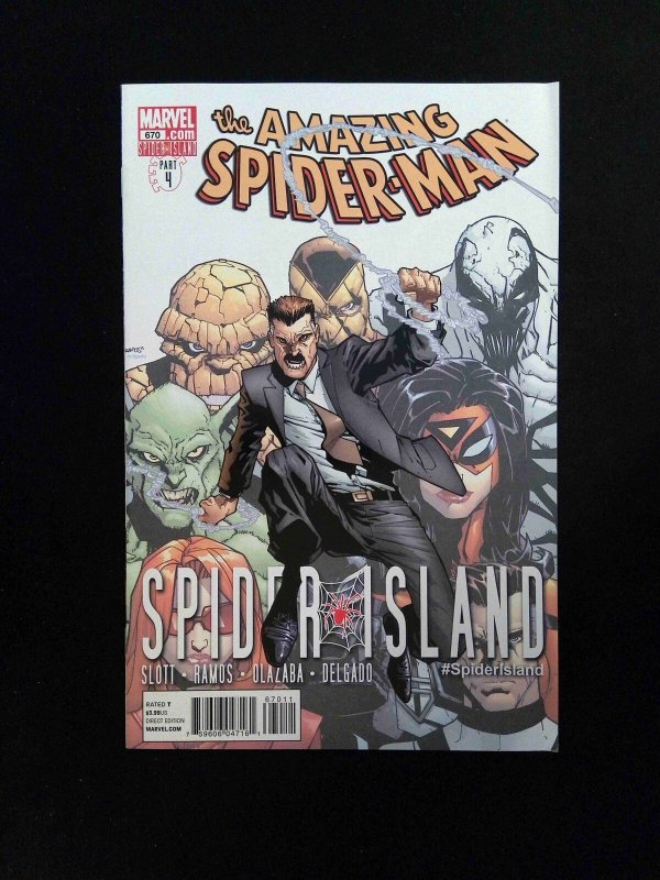 Amazing Spider-Man #670 (2nd Series) Marvel Comics 2011 VF/NM