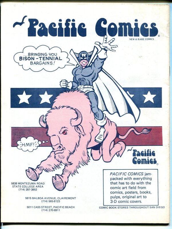 San Diego ComicCon Program Book 1976Sergio AragonesAlex TothJack