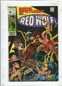 MARVEL SPOTLIGHT #1 - ON ... RED WOLF! - (7.0) 1971 