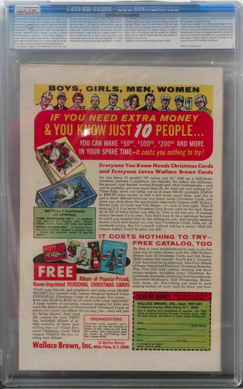 Fantastic Four 78 Sep 1968 CGC NM- (9.2)