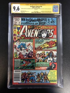 Avengers Annual (1981)#10 (CGC 9.6 WP SS)Signed Milgrom Claremont Golden Shooter